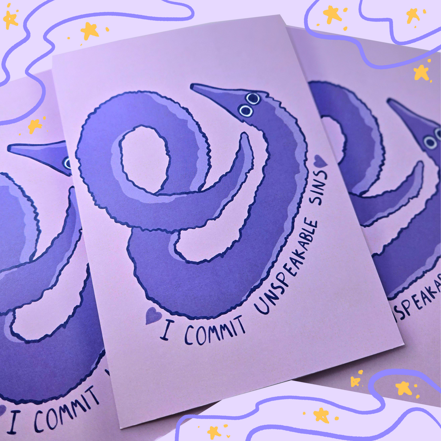 Evil Worm - Purple - I Commit Unspeakable Sins