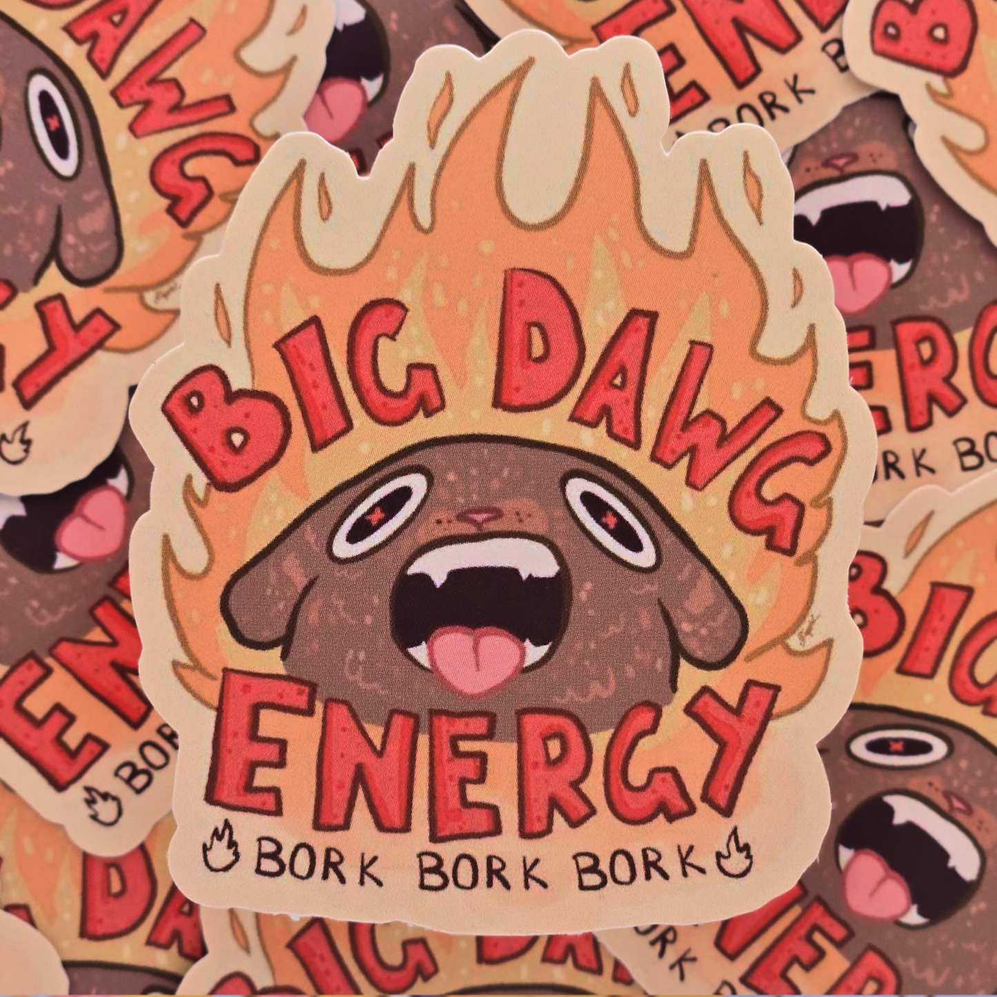 Big Dawg Energy - Matte Vinyl Sticker