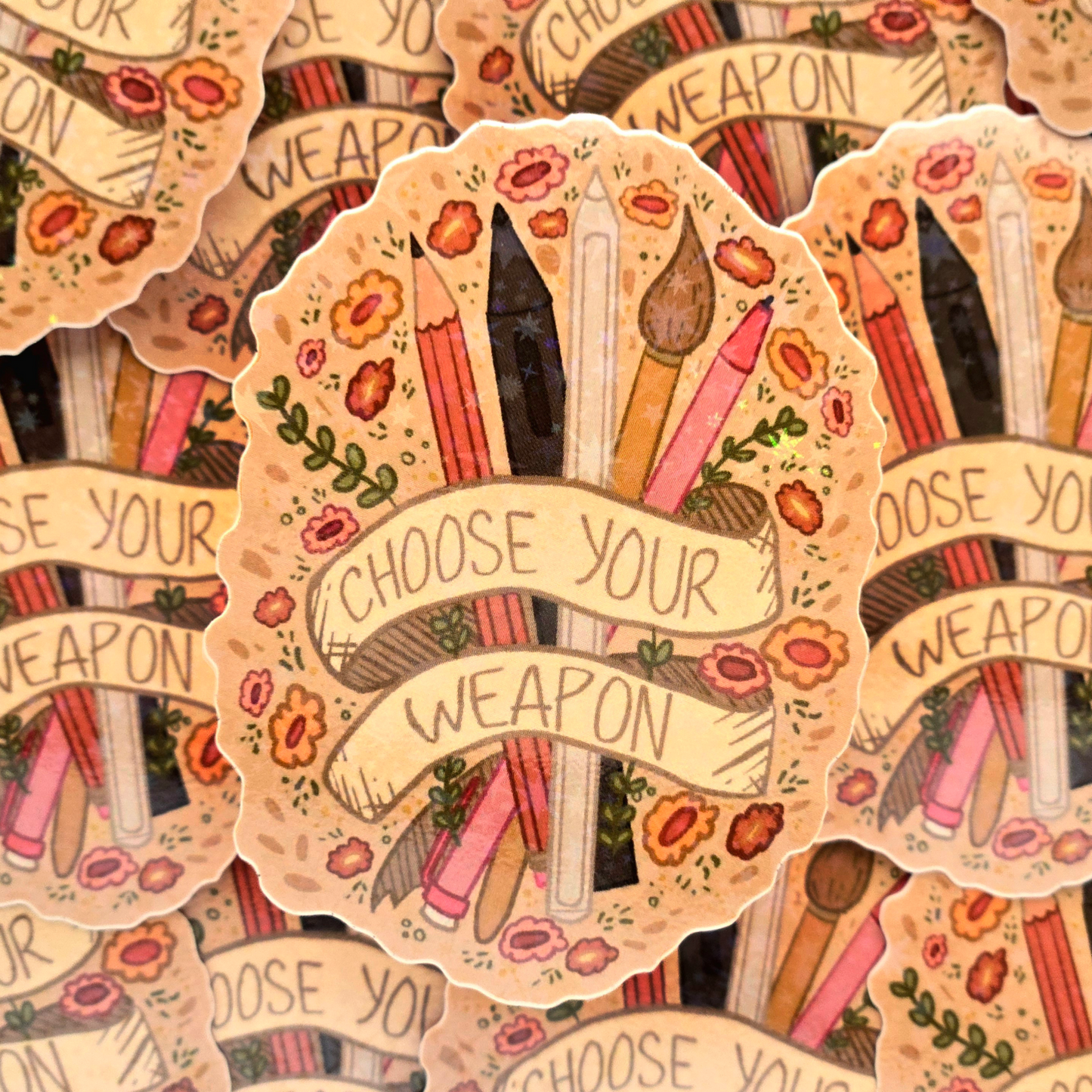 Choose Your Weapon - Holo Vinyl Sticker