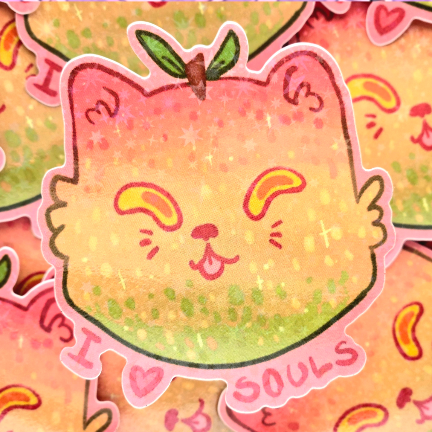 I Love Souls - Holo Vinyl Sticker