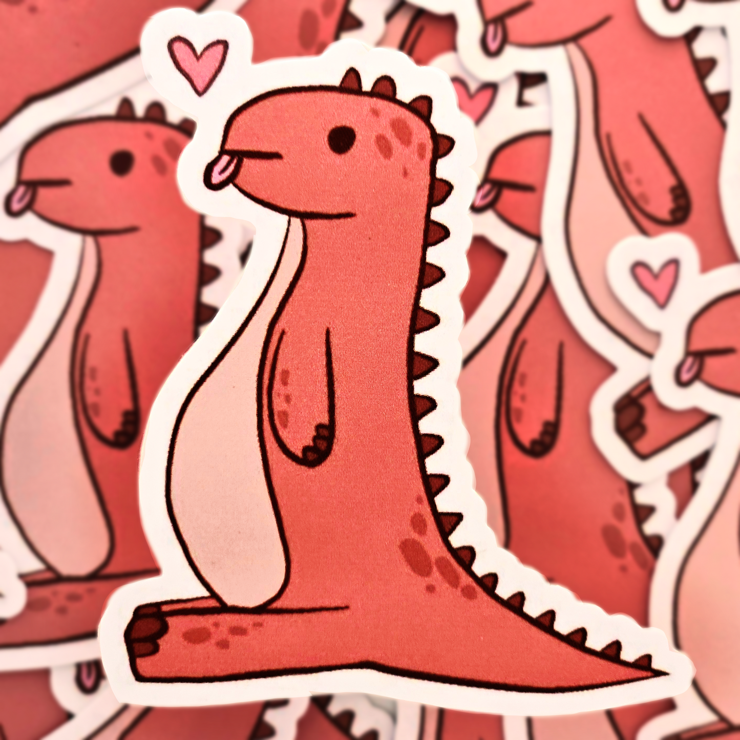 Dino Blep Rex - Matte Vinyl Sticker