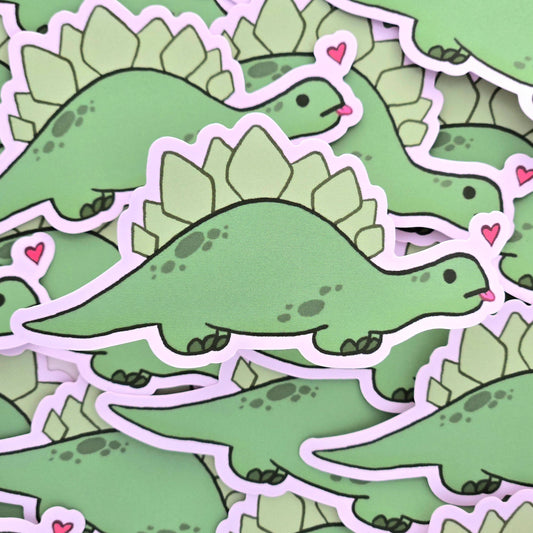 Dino Blep Steggo - Matte Vinyl Sticker