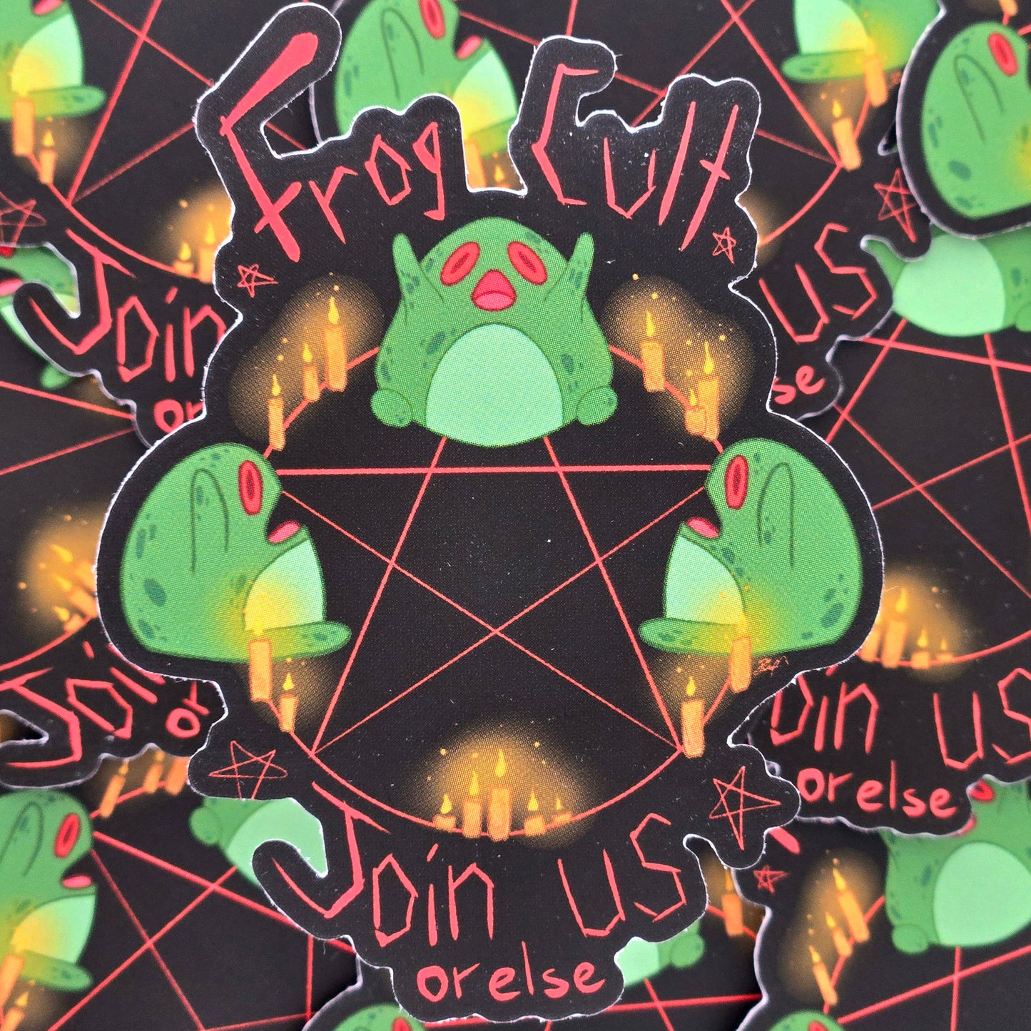 Frog Cult - Matte Vinyl Sticker
