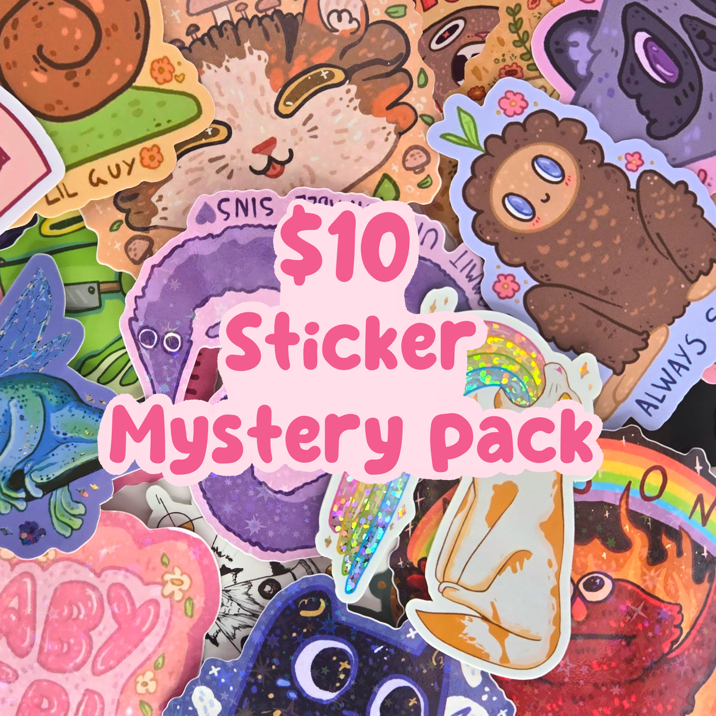 $10 Sticker Mystery Pack - Vinyl Stickers