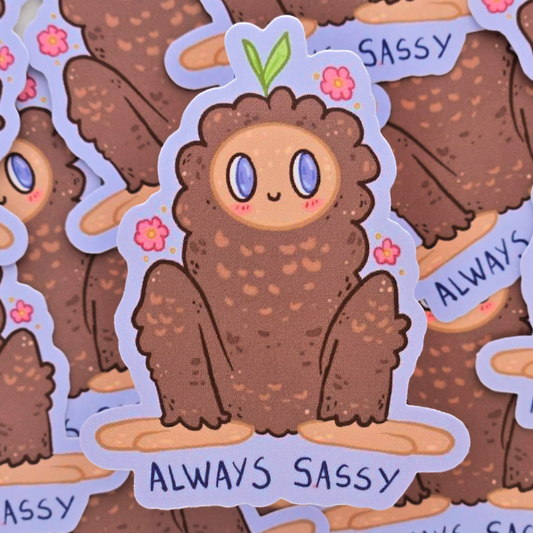 Cutie Sassy - Vinyl Sticker