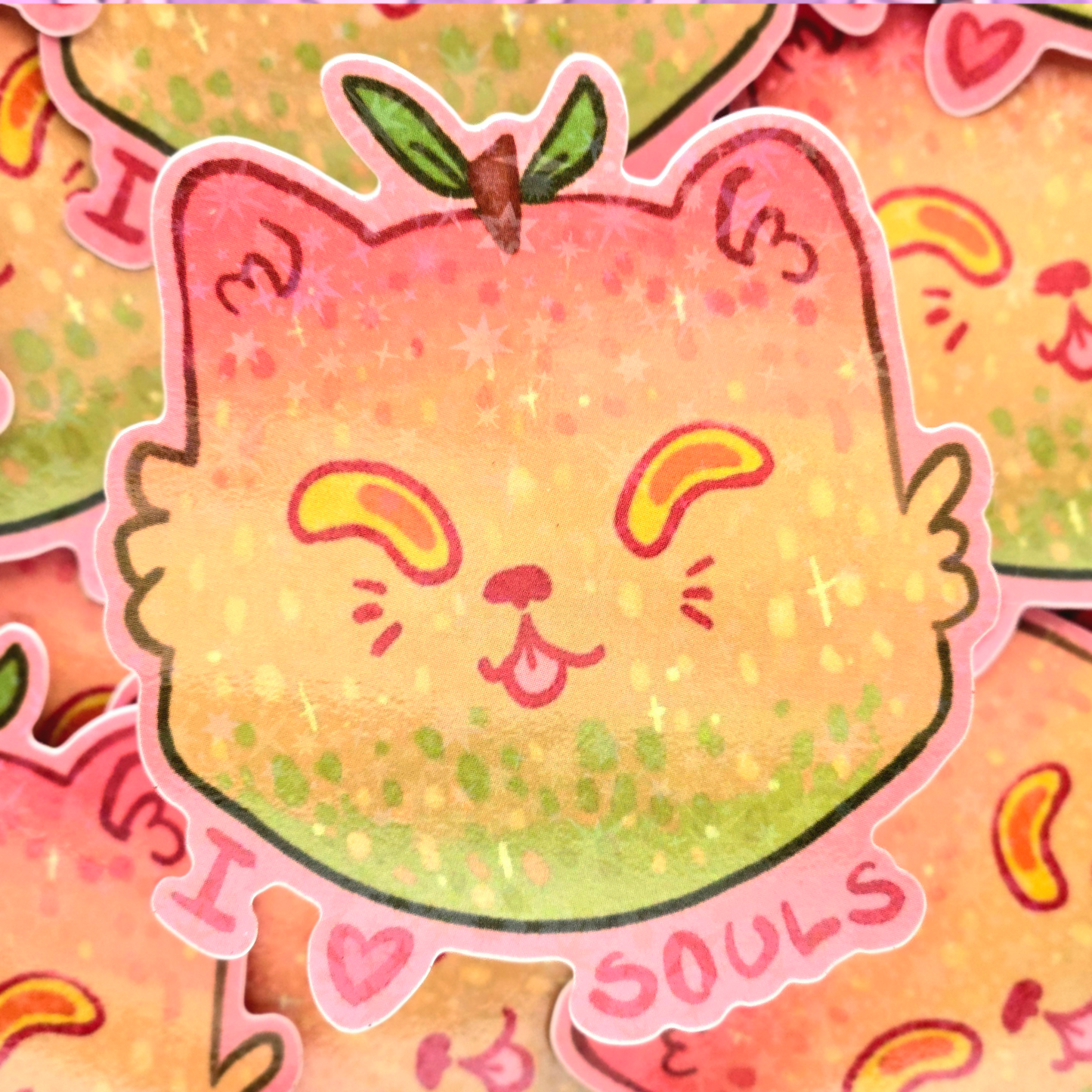 I Love Souls - Vinyl Cat Sticker