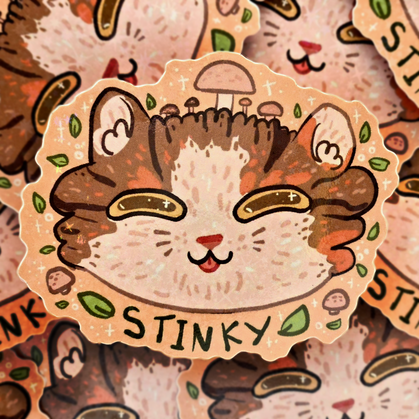 Stinky Cat - Vinyl Sticker